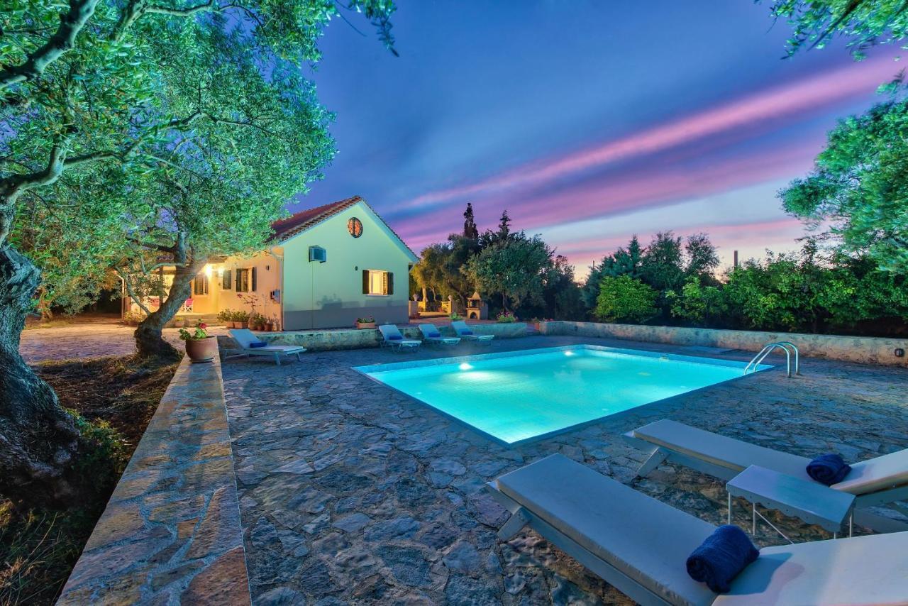 Olivegrove Villa - Nestled In Olive Trees With Private Pool, By Zantewize Трагакі Екстер'єр фото