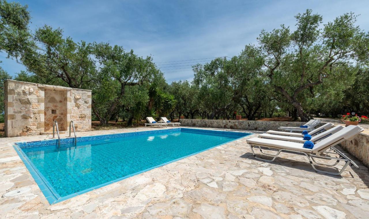 Olivegrove Villa - Nestled In Olive Trees With Private Pool, By Zantewize Трагакі Екстер'єр фото
